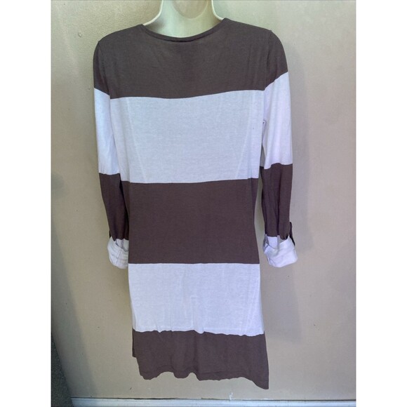 Tommy Bahama Women’s Striped Soft Beach Sweater Dress Swimsuit Cover up Sz M - Picture 4 of 8